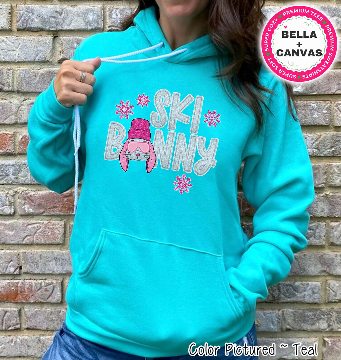 Ski Bunny Winter Tee or Sweatshirt