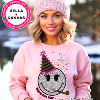 Smile Happy New Year Party Tee or Sweatshirt