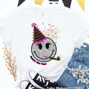 Smile Happy New Year Party Tee or Sweatshirt