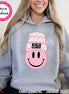 Love More Worry Less Preppy Valentine Tee or Sweatshirt