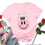 Love More Worry Less Preppy Valentine Tee or Sweatshirt