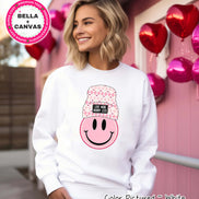 Love More Worry Less Preppy Valentine Tee or Sweatshirt