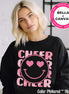 Faux Glitter Cheerleader Smile Preppy Valentine Tee or Sweatshirt