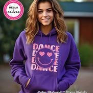 Faux Glitter Dancer Smile Preppy Valentine Tee or Sweatshirt