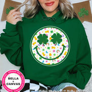 Lucky Charm Smile Face St Patricks Day Tee or Sweatshirt
