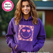 Faux Glitter Smile XOXO Preppy Valentine Tee or Sweatshirt