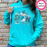 Up to Snow Good Snowman Winter Tee or Sweatshirt