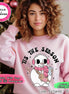 Monogram Bougie Tis The Season Snowman Christmas Tee or Sweatshirt