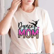 Pink and Leopard Dance Mom Tee