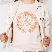 Turkey Doodle Happy Thanksgiving Tee