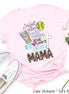 Softball Yelling Jesus Loving Mom Tee