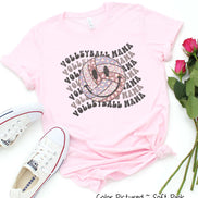Retro Smile Volleyball Mama Tee