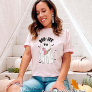 BooJee Ghost Cup and Crossbody Bag Halloween Tee
