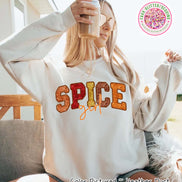 Faux Sequin Effect Spice Girl Fall Sweatshirt or Tee
