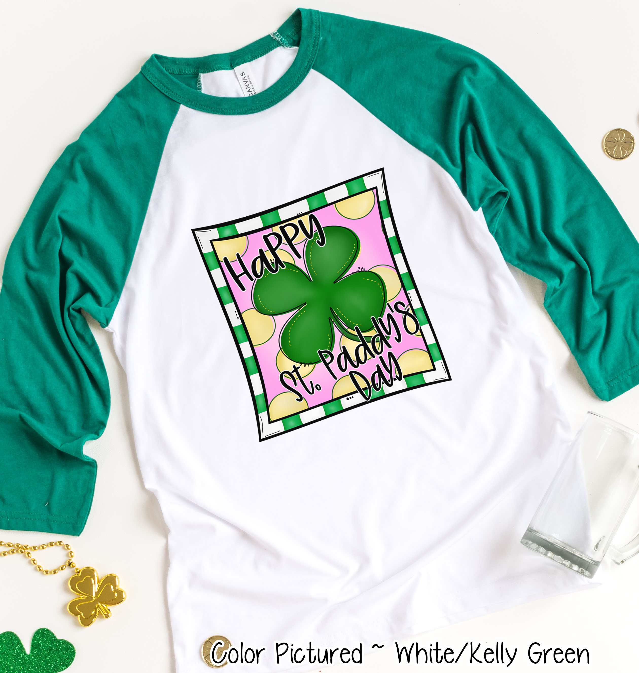 Happy St Paddys Day Clover Tee