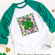 Happy St Paddys Day Clover Tee