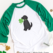 Black Lab St Patricks Day Tee