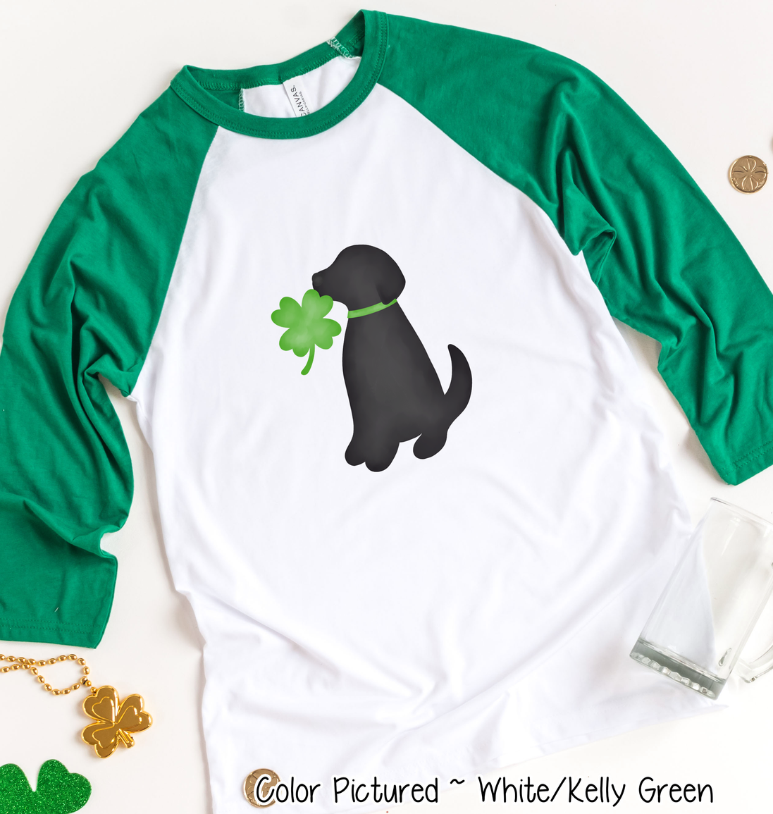 Black Lab St Patricks Day Tee