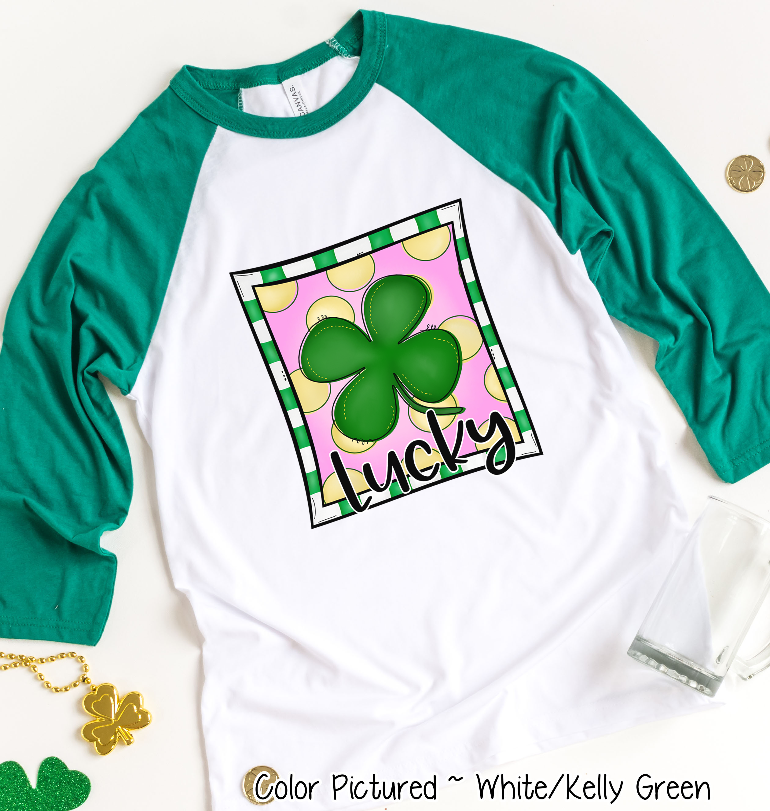 Lucky Clover St Patricks Day Tee