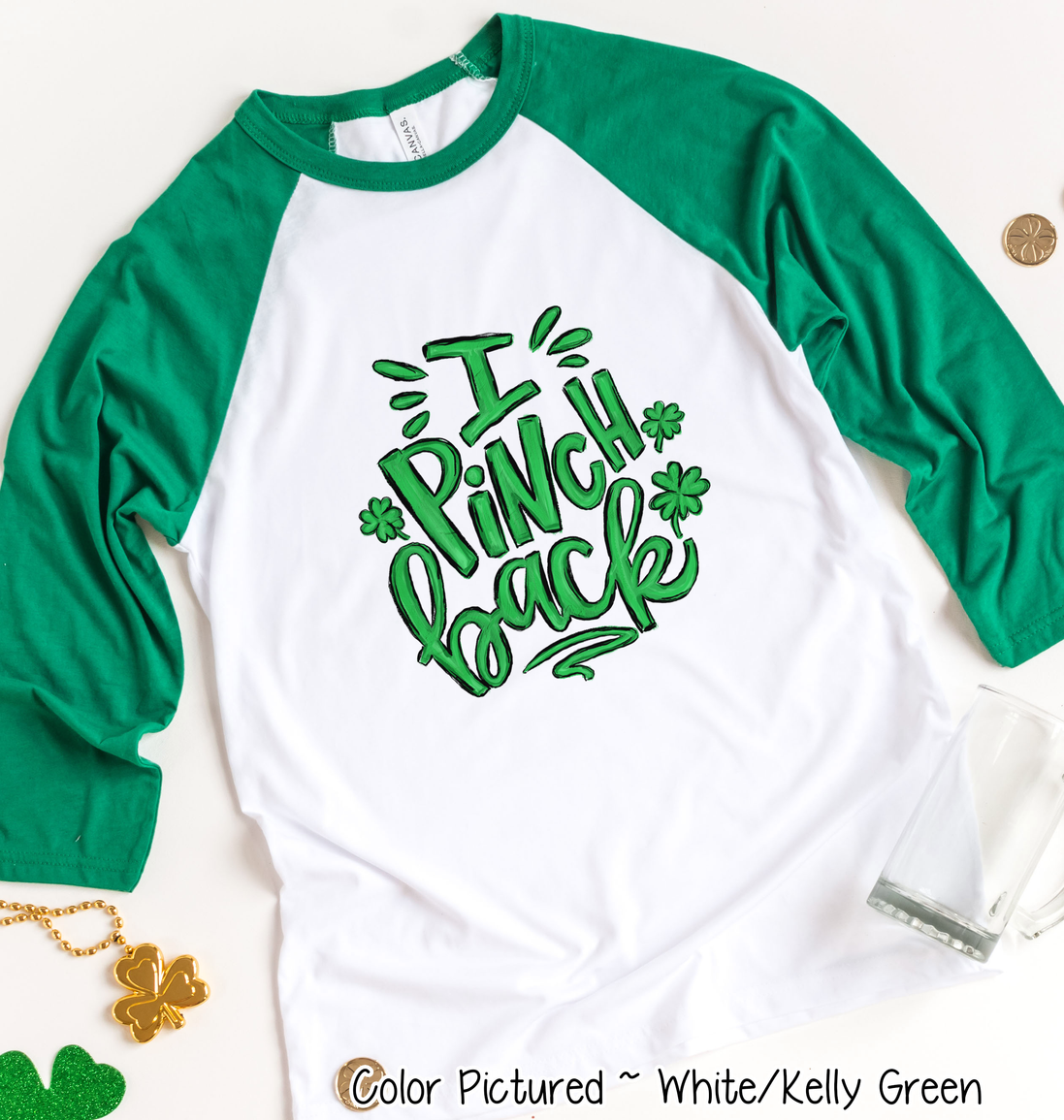 I Pinch Back St Patricks Day Tee