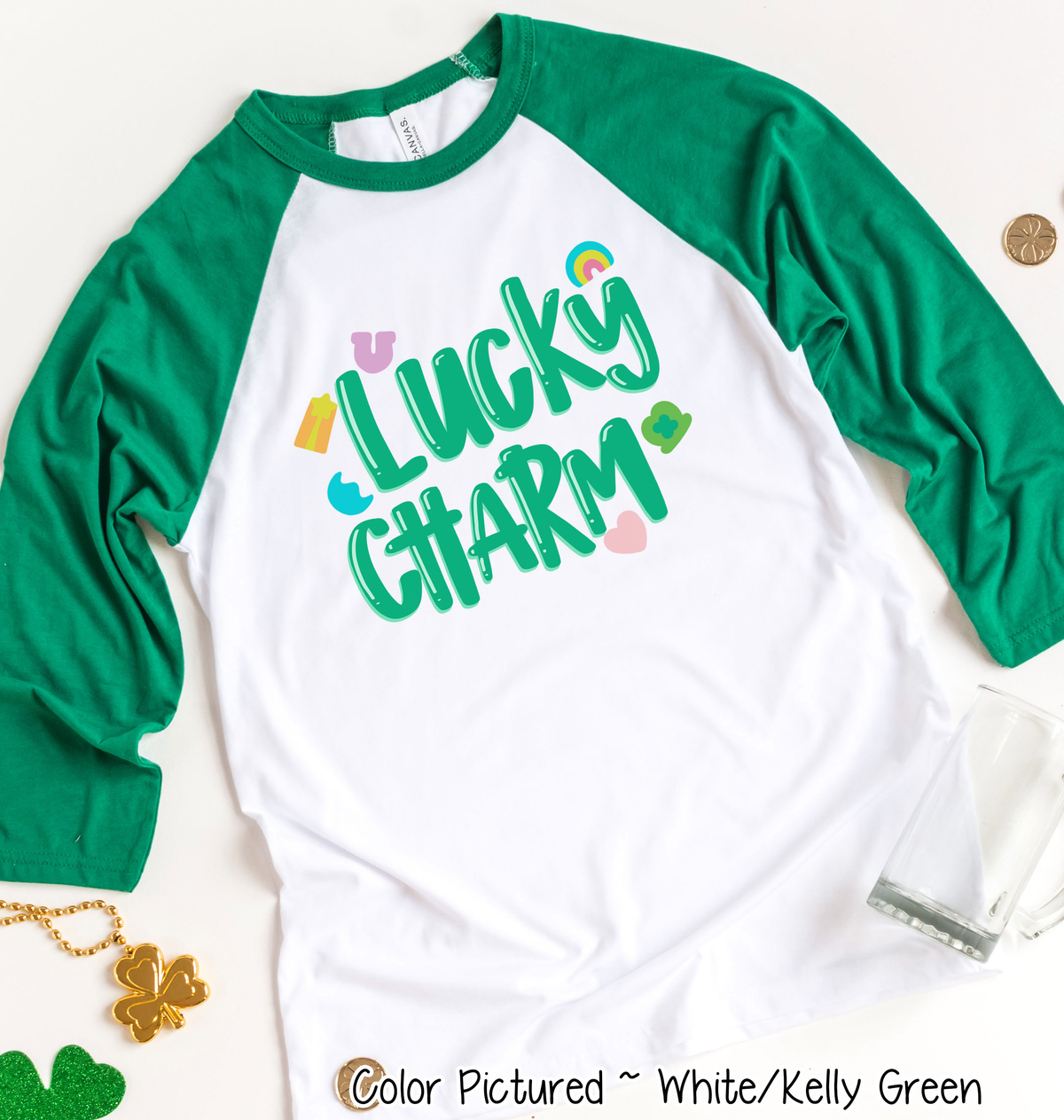 Lucky Charm St Patricks Day Tee