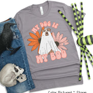 My Dog Is My Boo Cute Dog Lover Halloween Tee