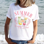 Summer Cocktail Social Club Tee or Sweatshirt