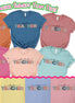 Custom Distress School Subject Teacher Tee