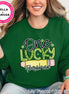 One Lucky Teacher Pencil St Patricks Day Tee or Sweatshirt
