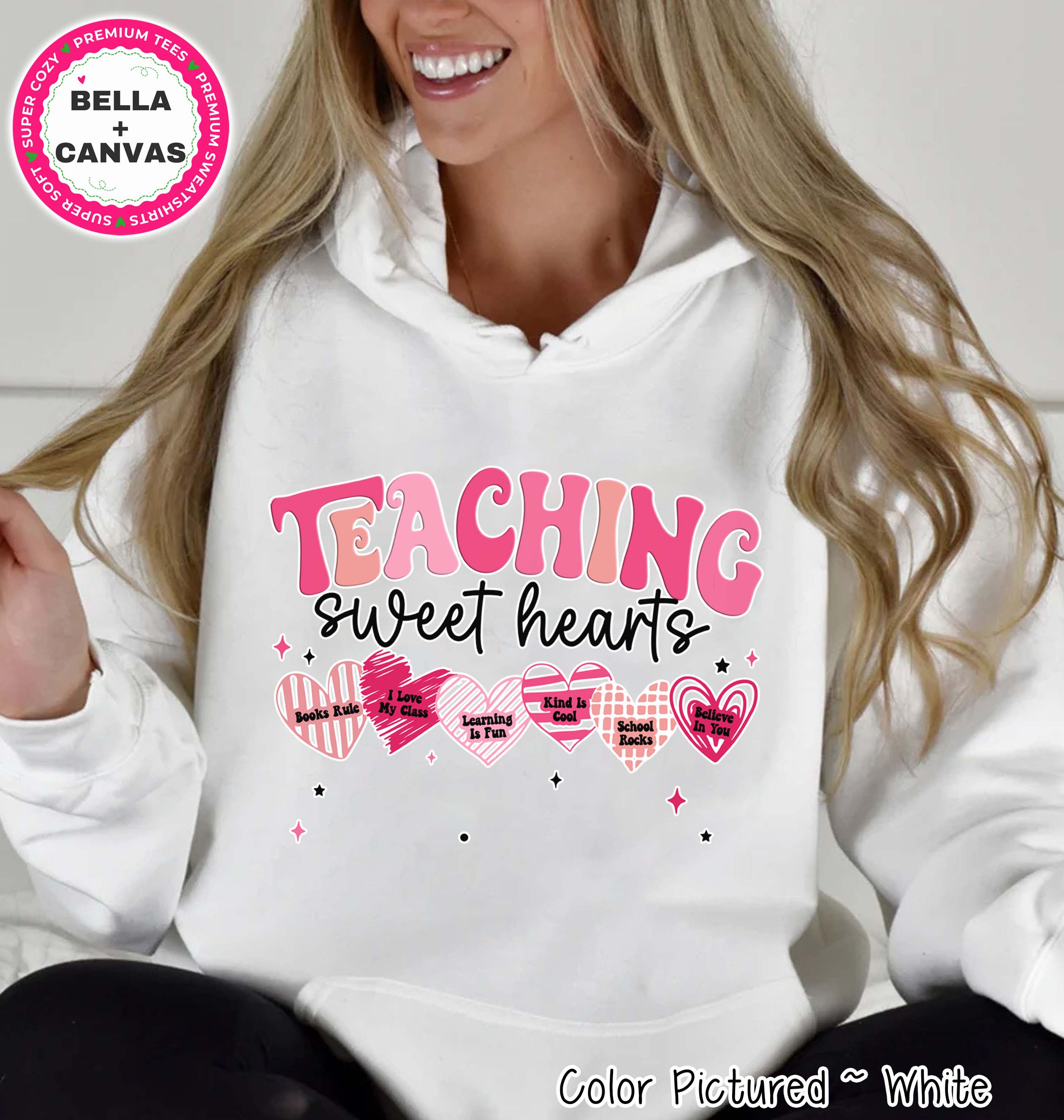Teaching Sweet Hearts Valentine Tee or Sweatshirt
