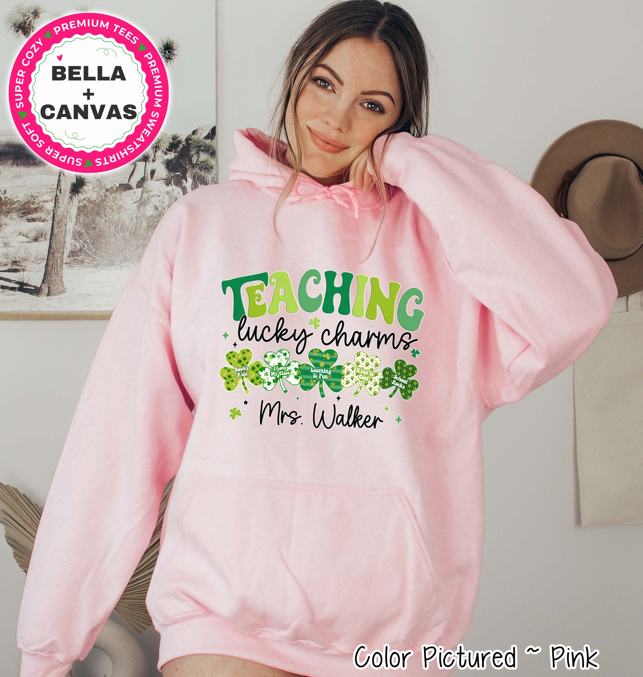 Personalized Teaching Lucky Charms St Patricks Day Tee or Sweatshirt