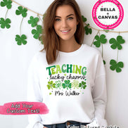 Personalized Teaching Lucky Charms St Patricks Day Tee or Sweatshirt