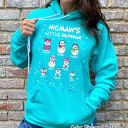 Custom Little Snowman Kids Names Winter Tee or Sweatshirt