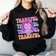 Preppy Pink Star Eyes Thanksgiving Sweatshirt or Tee