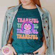 Preppy Pink Star Eyes Thanksgiving Sweatshirt or Tee