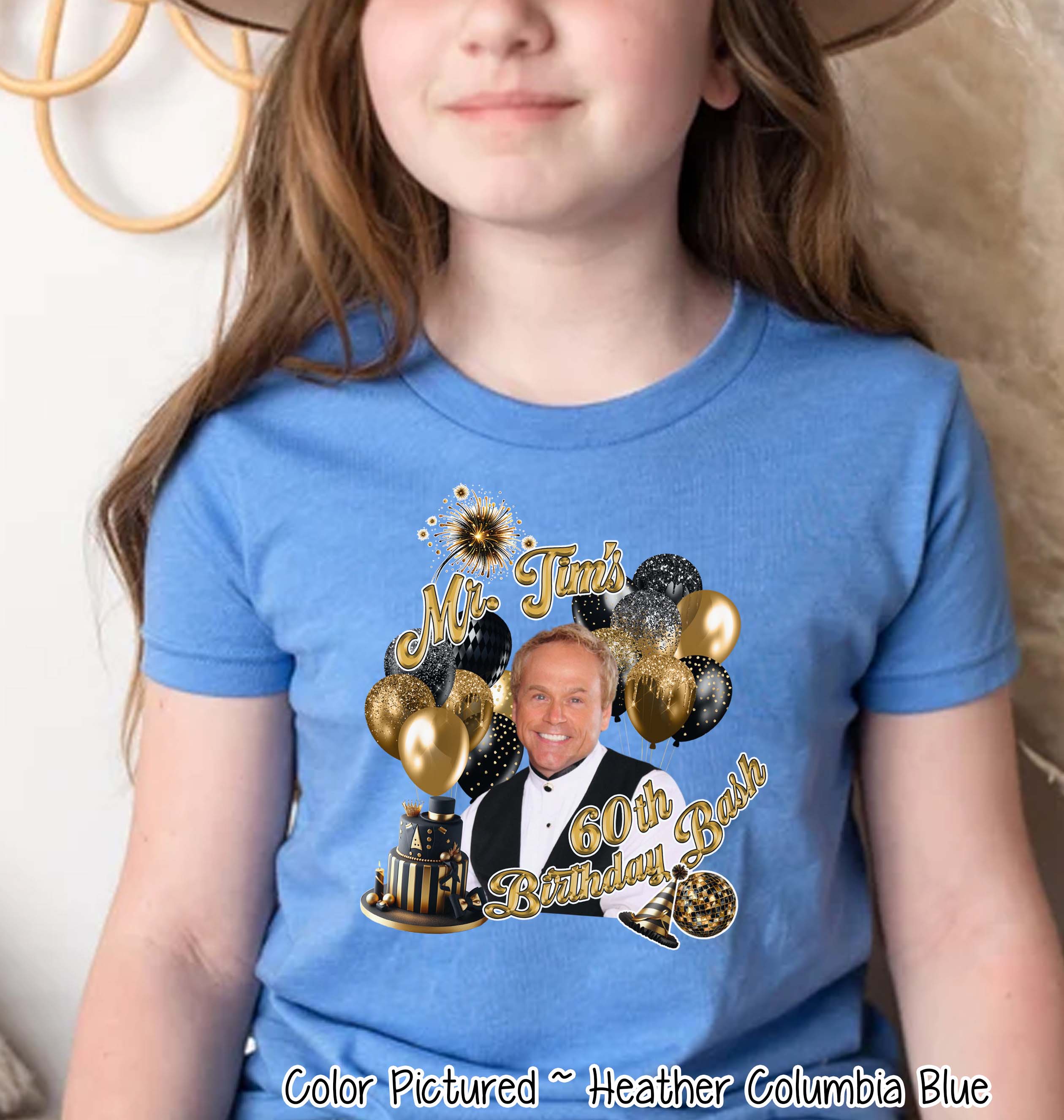 Mr. Tim's 60th Birthday Bash Party Tee for Dazzling Beauties Tee or Sweatshirt