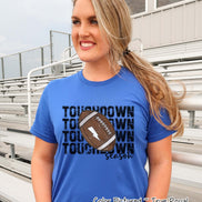 Retro Touchdown Season Football Game Day Tee