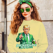 Trump Shenanigans Funny St Patricks Day Tee or Sweatshirt