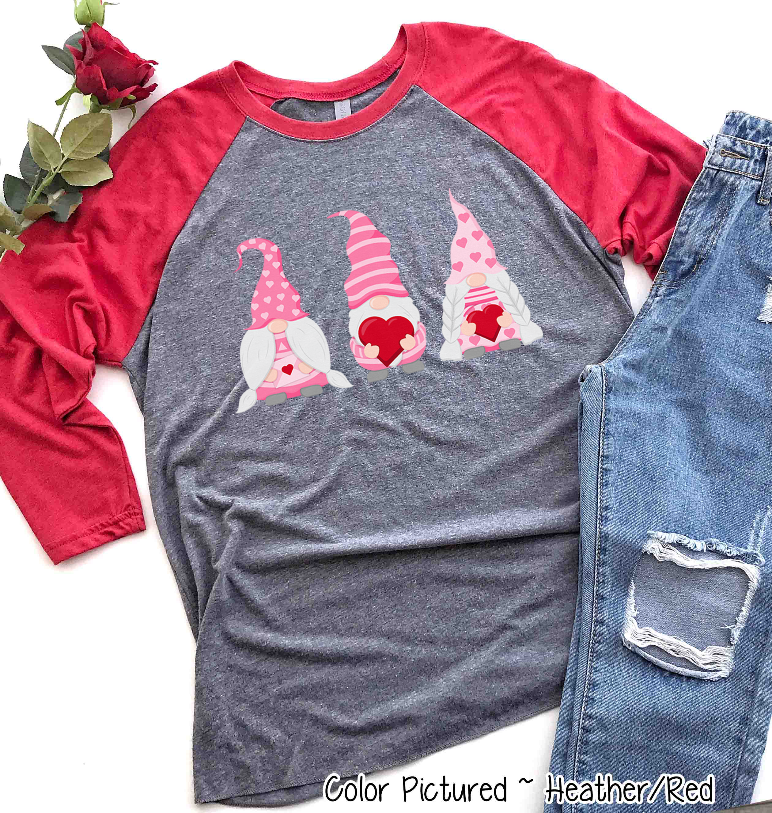 Gnomes Trio Valentines Day Shirt
