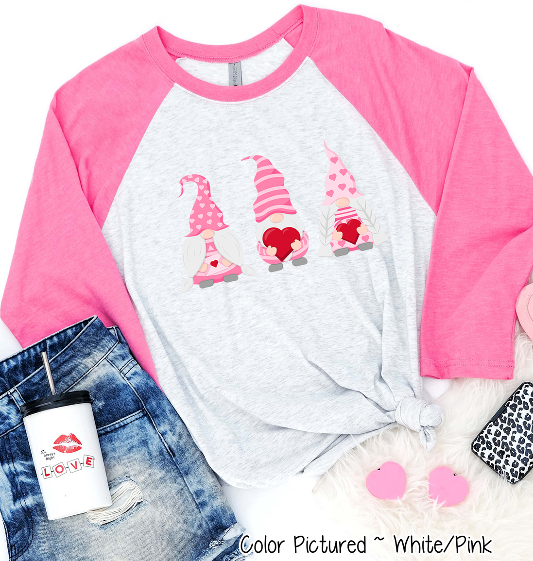 Gnomes Trio Valentines Day Shirt