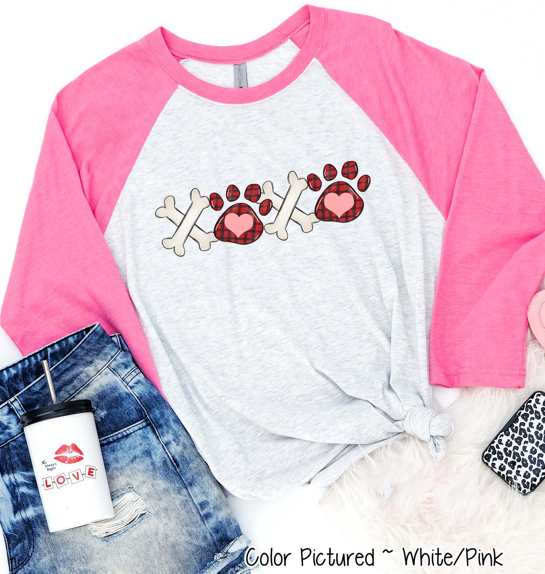 Paw XOXO Animal Lover Valentine Shirt