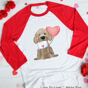 Golden Doodle Dog Letter Valentine Shirt