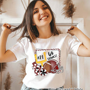 Personalized Football Game Day Fan Tee