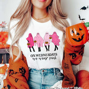 On Wednesdays We Wear Pink ~ In October We Wear Pink ~ Breast Cancer Awareness Tee