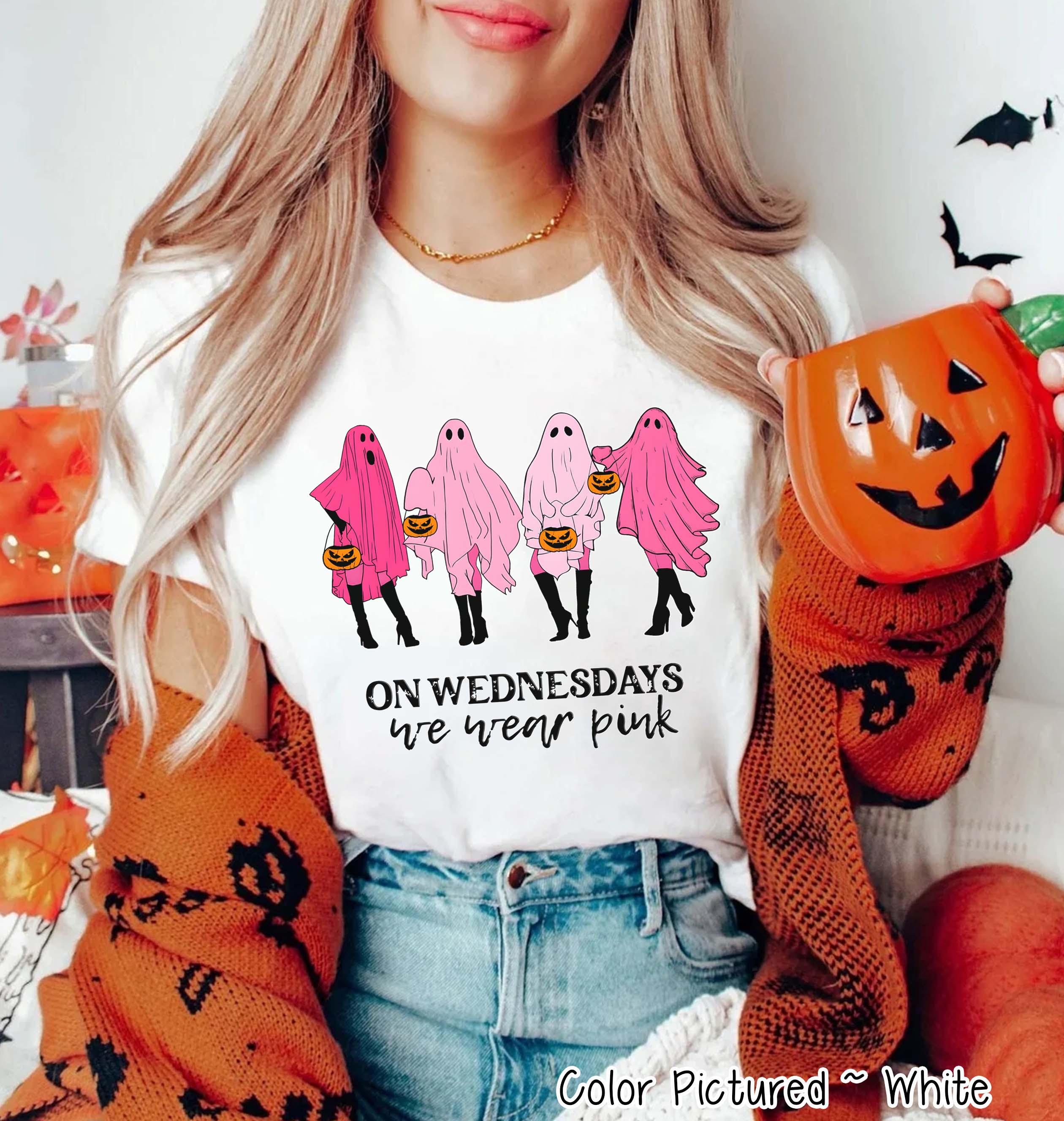 On Wednesdays We Wear Pink ~ In October We Wear Pink ~ Breast Cancer Awareness Tee