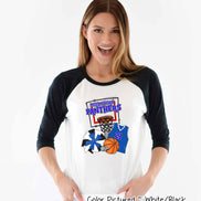 Personalized Basketball Goal and Jersey Fan Tee