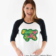Retro Feeling Lucky St Patricks Day Tee