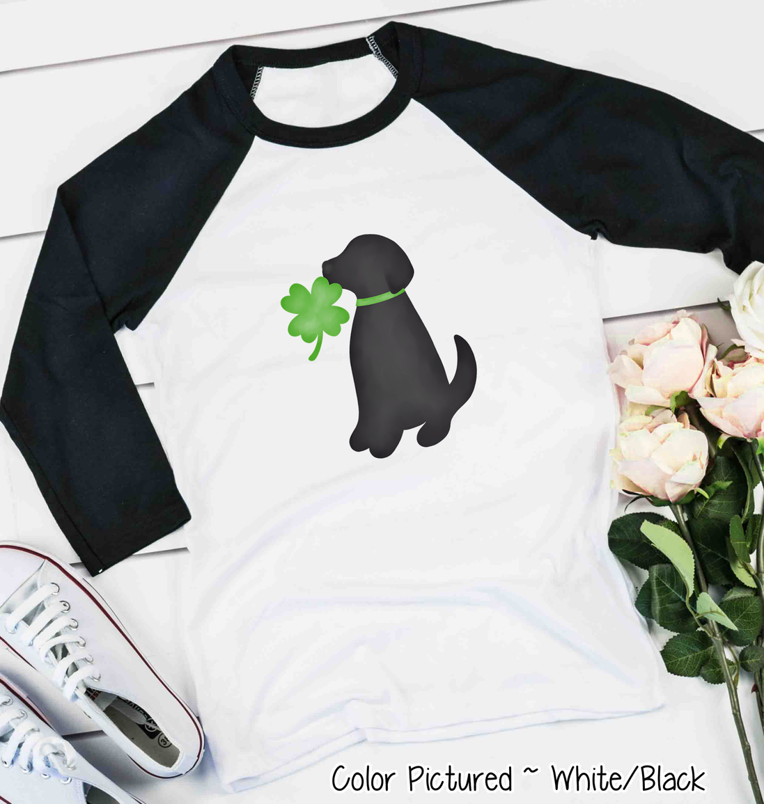 Black Lab St Patricks Day Tee