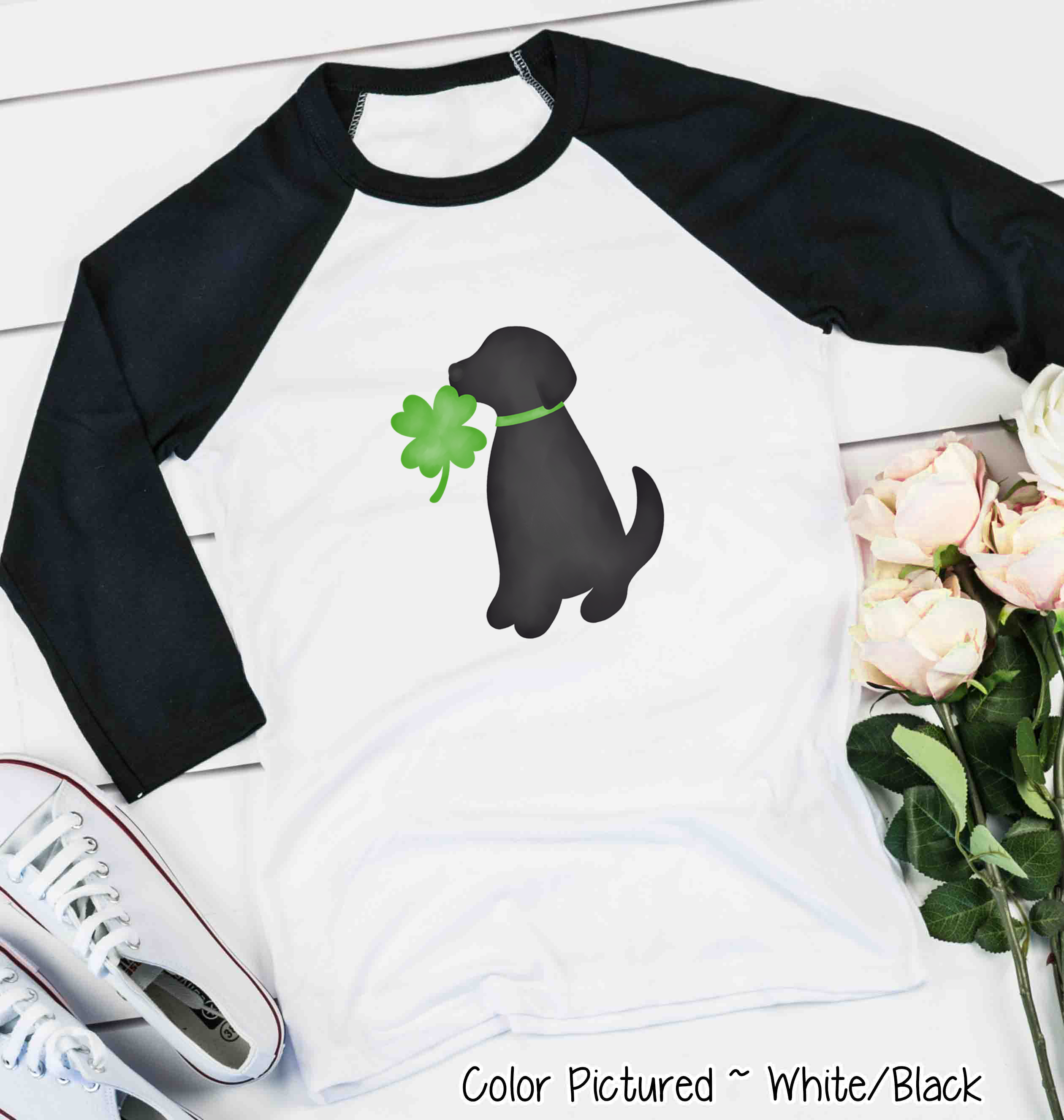 Black Lab St Patricks Day Tee