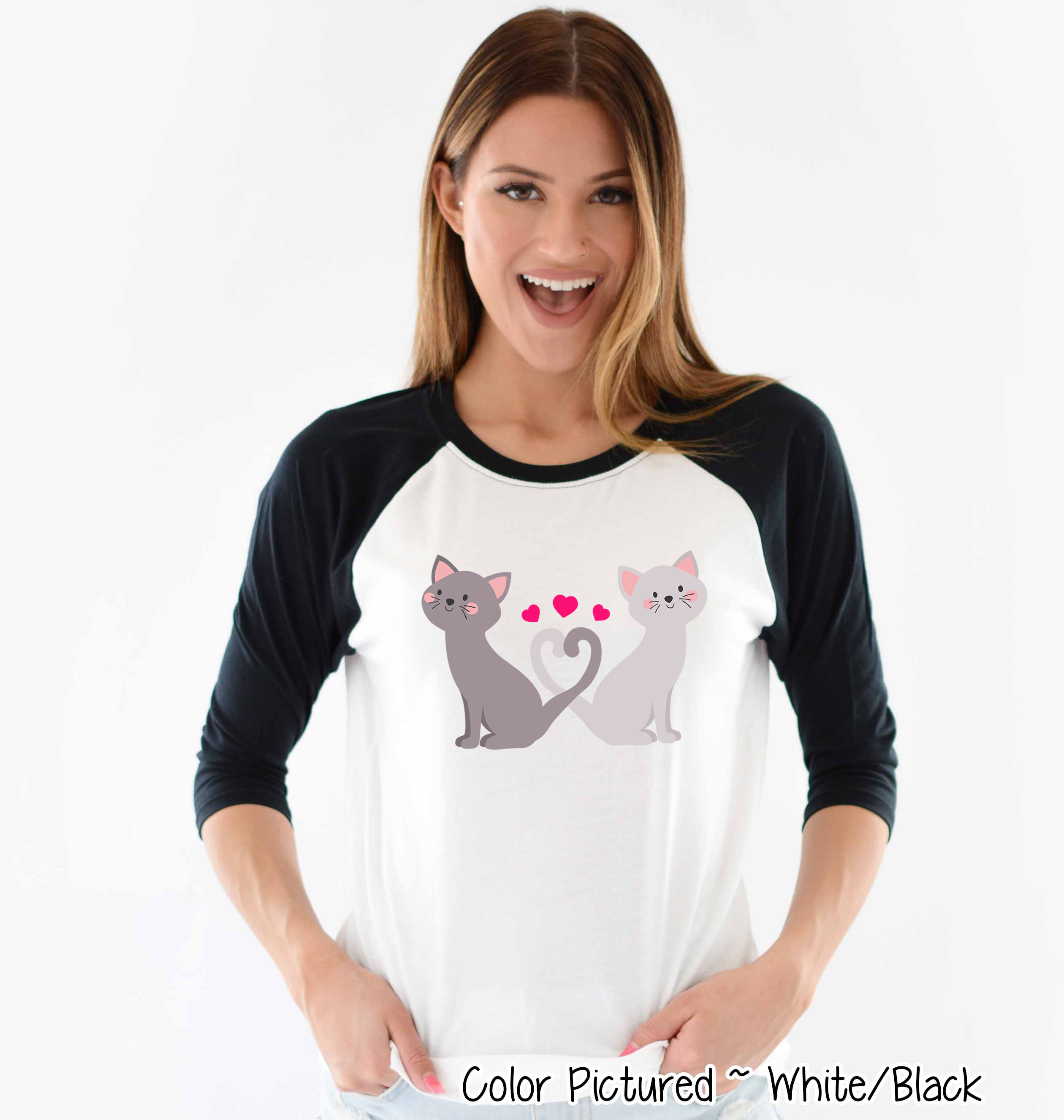Cats and Hearts Valentine Shirt